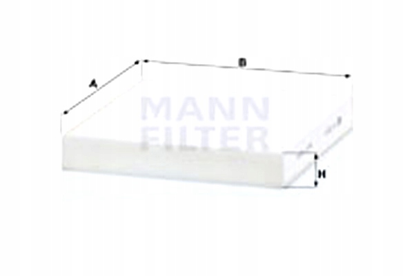 MANN-FILTER FILTRO CABINAS ALFA ROMEO 159 BRERA SPIDER FERRARI 812 GTS 