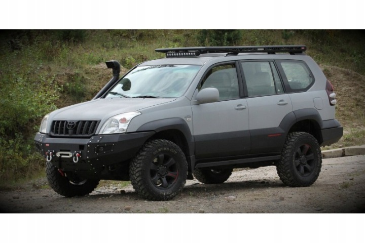 PARE-CHOCS AVANT ACIER TOYOTA LAND CRUISER 120 MORE 4X4