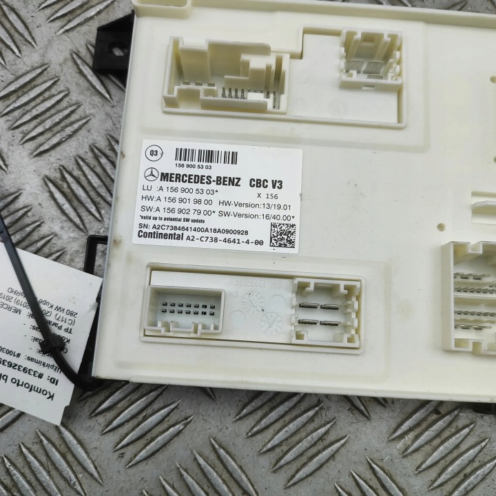 MODULE CONFORT MERCEDES-BENZ B (W246, W242) A1569005303 2.0L GASOLINE 155KW