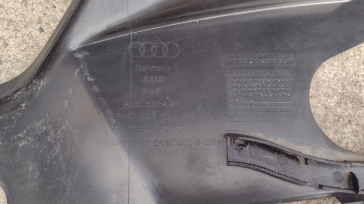 AUDI A4 8W B9 UNIVERSEL LIFT S-LINE PARE-CHOCS ARRIÈRE ARRIÈRE
