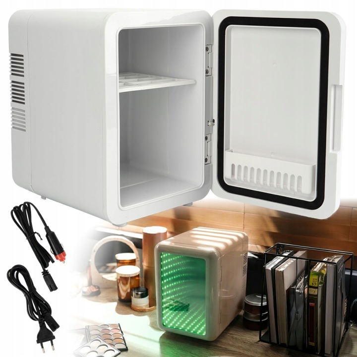 MINILODOWKA 4L USB AC DC CICHA PRZENOSNA VERS VOITURES BIURA 6 PUSZEK