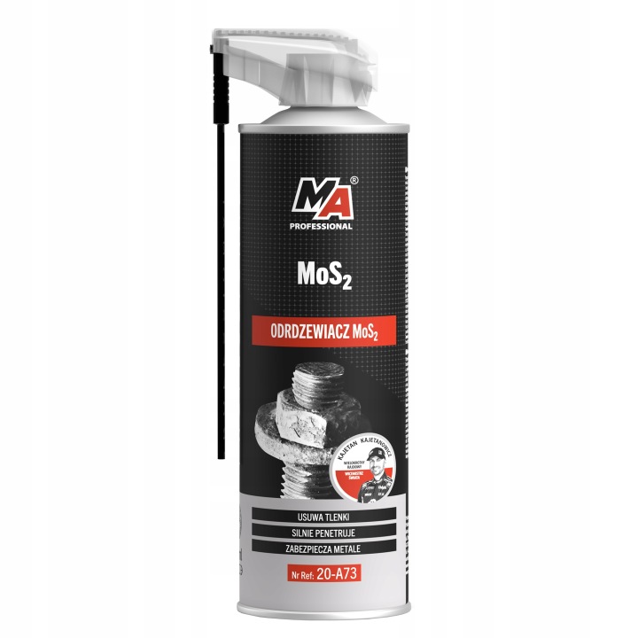 2× ODRDZEWIACZ AVEC DODATKIEM MOS2 I APLIKATOREM MA PROFESSIONNEL 20-A73 500 ML