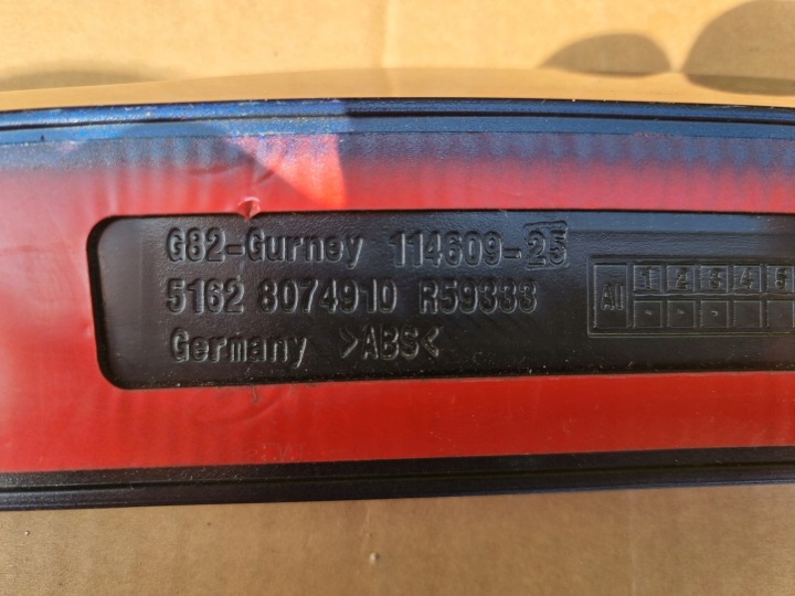 BMW 4 M4 G82 G22 G24 COMPETITION SPOILER COUVERCLES DE COFFRE ARRIÈRE ARRIÈRE 51628074910