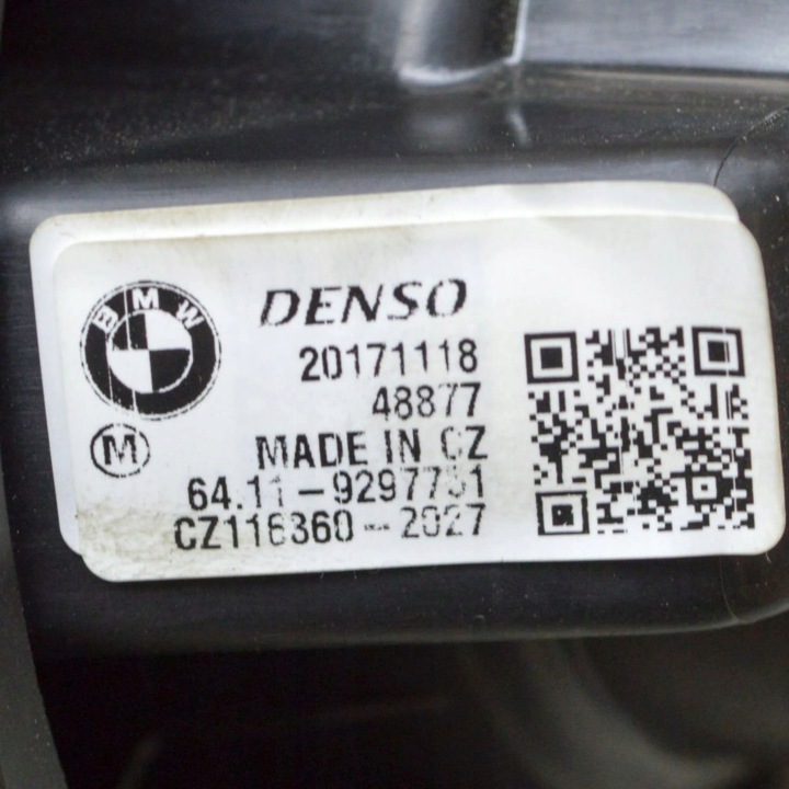 BMW I3 2017 VENTILATEUR CONDUIT D'AIR VENTILATEUR