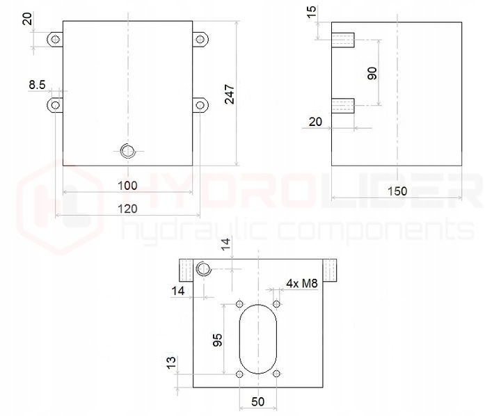 BOMBA MANUAL 2ST 45CM PRBD45 + RP3 BADESTNOST 