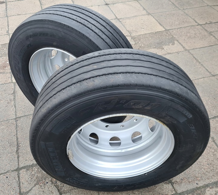 315/70 R22,5 22.5 WHEELS PIRELLI FH01 ORIGINAL NEW CONDITION DISC 