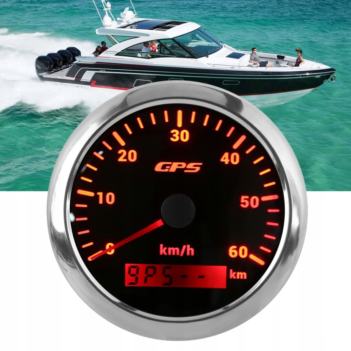 85MM SPEEDOMETER GPS INDICATOR 0-60KM/H 