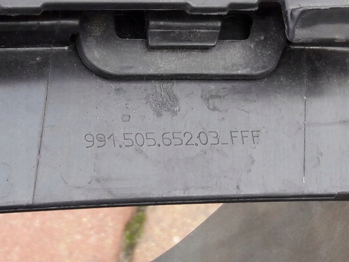 PORSCHE 911 991 TURBO LIFT DIFFUSEUR SPOILER PARE-CHOCS ARRIÈRE