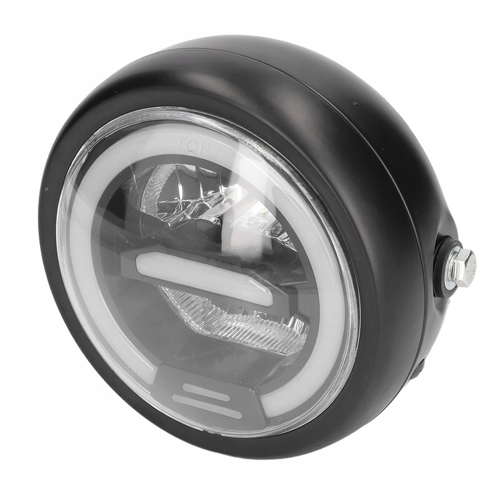 6.5 INTEGRO FARO PARA MOTOCICLETA UNIVERSAL DIODO LUMINOSO LED 