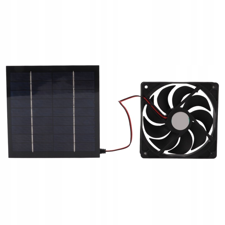 10W ZASILANY ENERGIA SLONECZNA PANELOWY VENTILATEUR WYCIAGOWY MINI OP