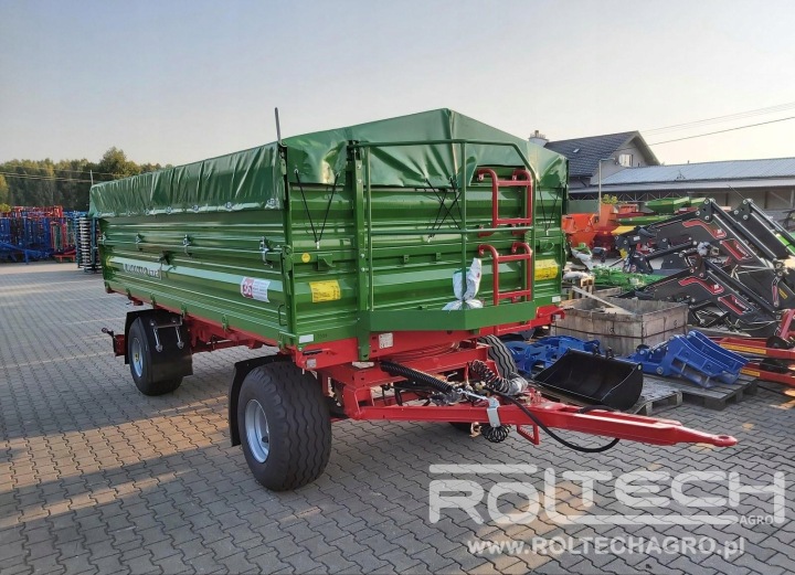 REMORQUE ROLNICZA DWUOSIOWA PRONAR T653/2 6T RATY 0% BÂCHE GRATUIT