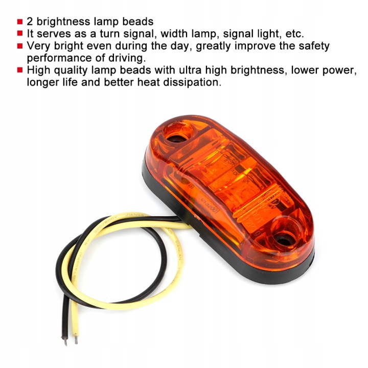 10 PIÈCES 2LED FEU DE POSITION LATÉRAL LATÉRAL AMPOULE SIGNALISATION VERS MX