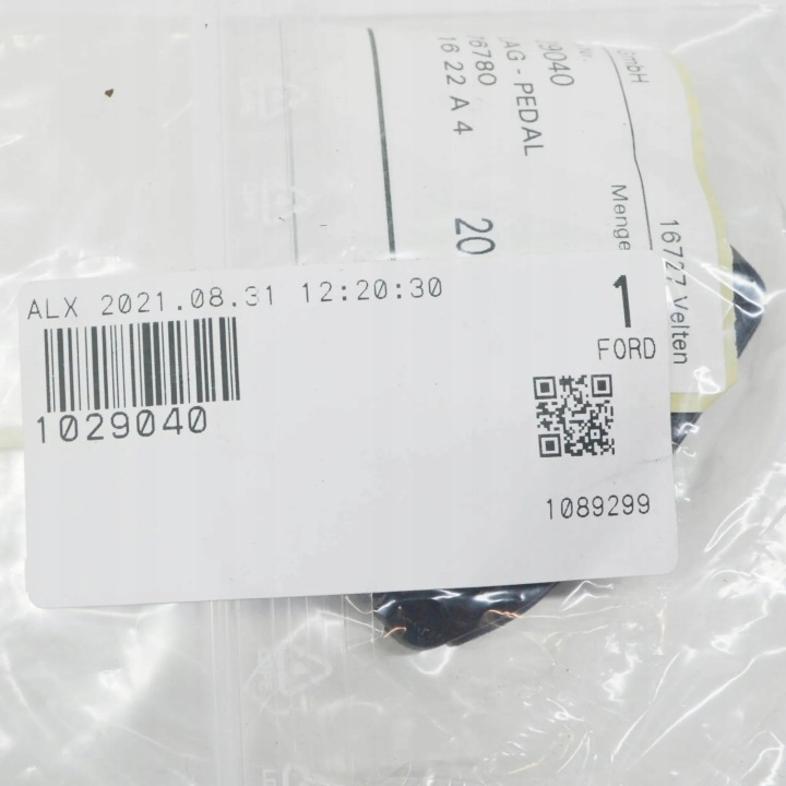 FORD FUSION PÉDALE CAOUTCHOUC FREINS I BOÎTES ORIGINAL 1029040