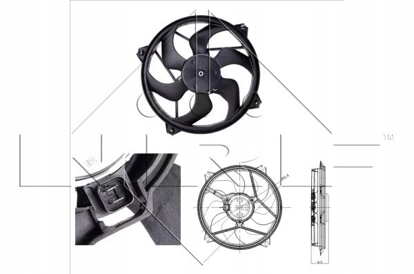 VENTILATEUR RADIATEUR CITROEN BERLINGO 99- 05-