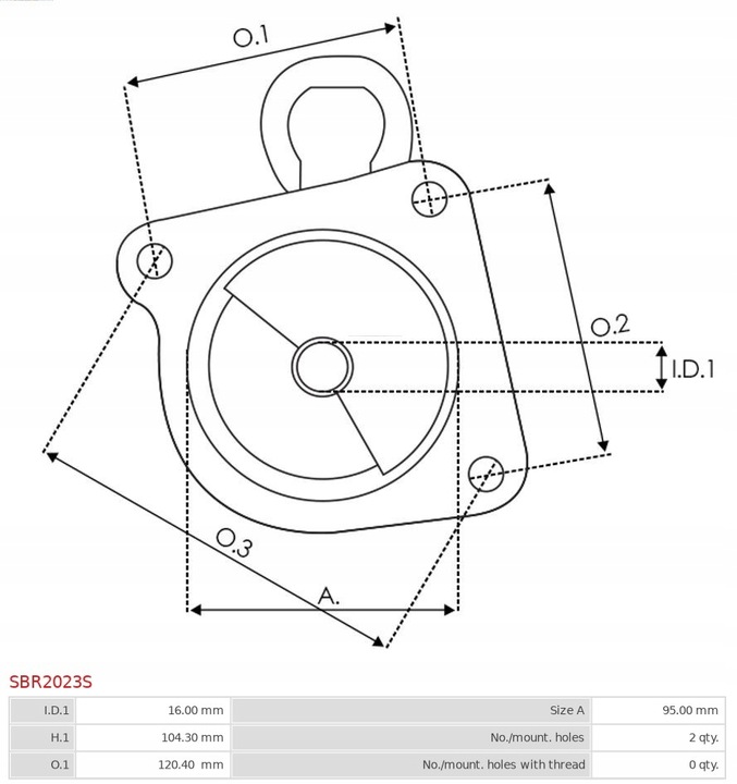 SBR2023S AS CULASSE DÉMARREUR photo 5 - milautoparts-fr.ukrlive.com