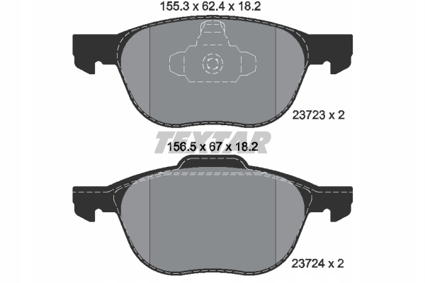 ZAPATAS HAM. FORD P. FOCUS 04- - 11- - MAZDA- VOLVO 