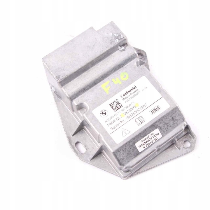 BMW F40 MODULE CONTRÔLEUR COUSSINS D'AIR AIRBAG 9873895