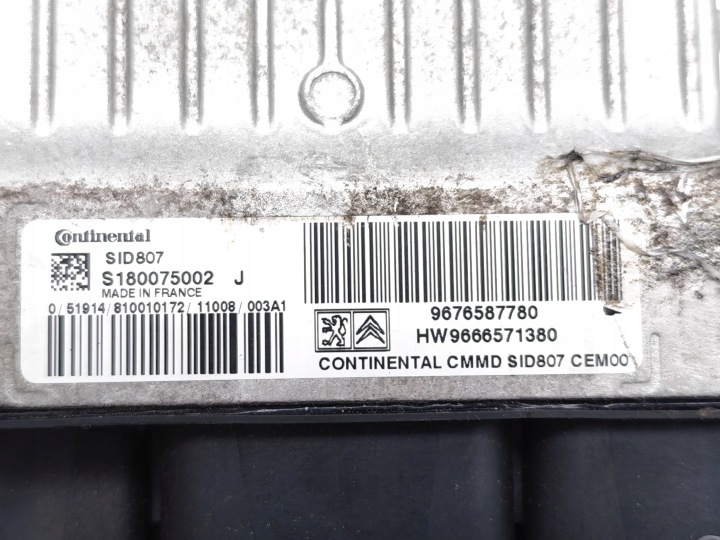 PEUGEOT 308 CONTRÔLEUR MODULE ECU 1.6 HDI DIESEL 68KW (92 HP) 9666571380