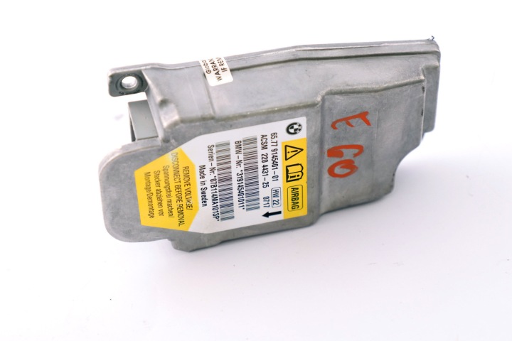 BMW E60 E61 MODULE CONTRÔLEUR COUSSINS AÉRIEN