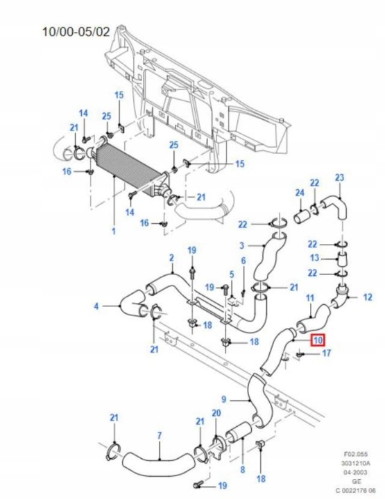 FIL AIR FORD MONDEO 00-07 1126253