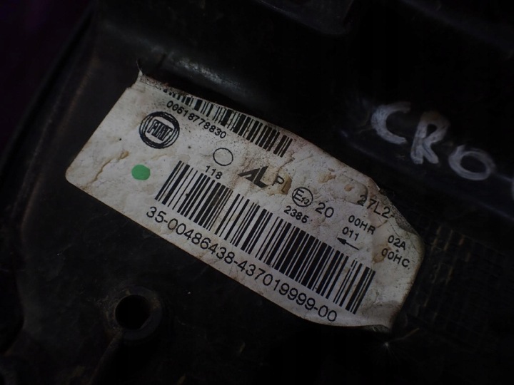 FIAT CROMA II LIFT RESTYLAGE 07- PROJECTEUR GAUCHE PHARE GAUCHE 00518778830