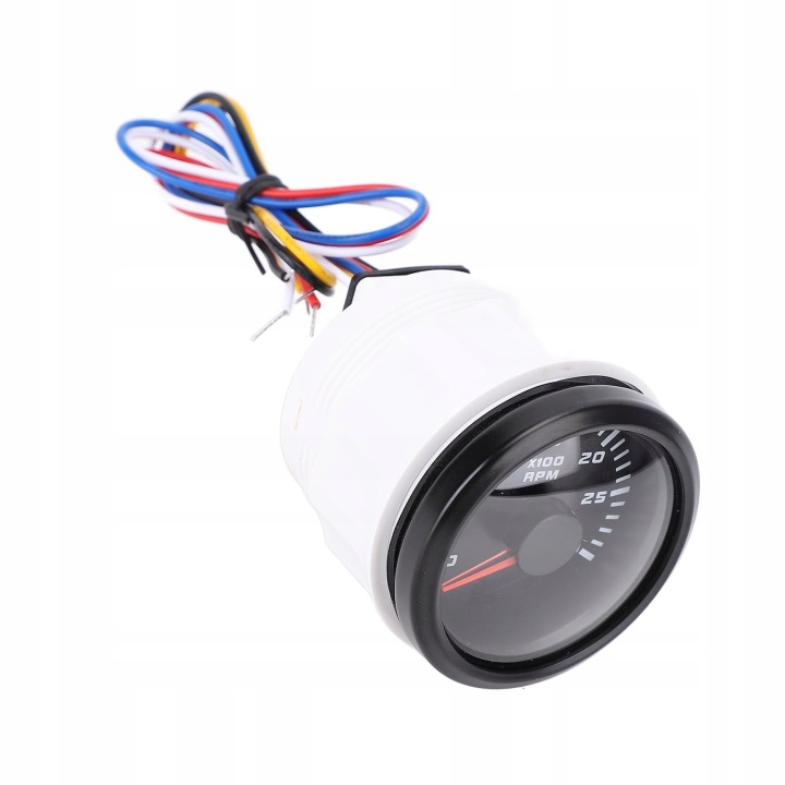 52 MM TACHOMETR 3000 OBR./MIN DC 9 VERS 32V 7 COULEUR ÉCLAIRAGES AVEC GODZINA