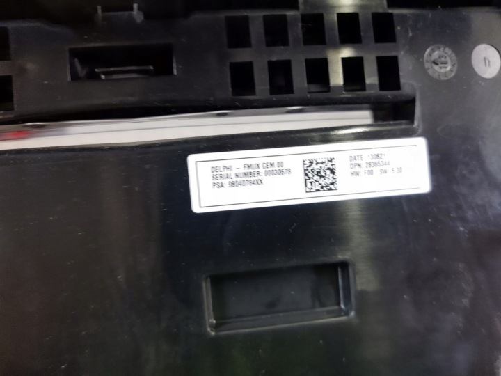 CITROEN DS4 PANNEAU RADIO CLIMATISATION 98040784XX