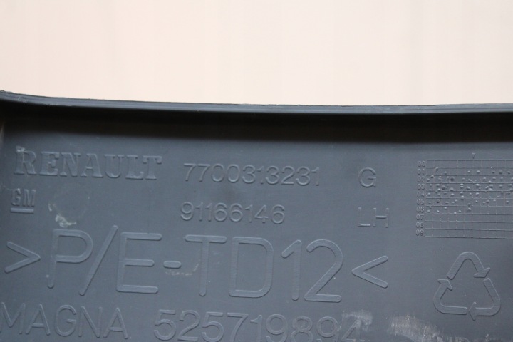 OPEL VIVARO A LIFT 06R- ANGLE PARE-CHOCS ARRIÈRE ARRIÈRE GAUCHE