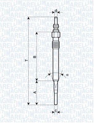BUJÍA ZAROWA 062900058304 MAGNETI MARELLI 