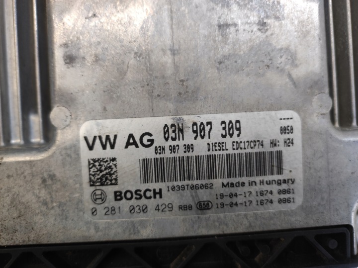 ORDINATEUR CONTRÔLEUR MOTEUR VW TIGUAN II 2 5NA R-LINE 2.0 TDI