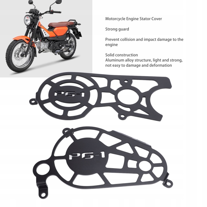 18PCS MOTOCYCLETTE MOTEUR COUVERCLE STOJANA NOIRE ALUMINIUM WYTRZYMALY JL