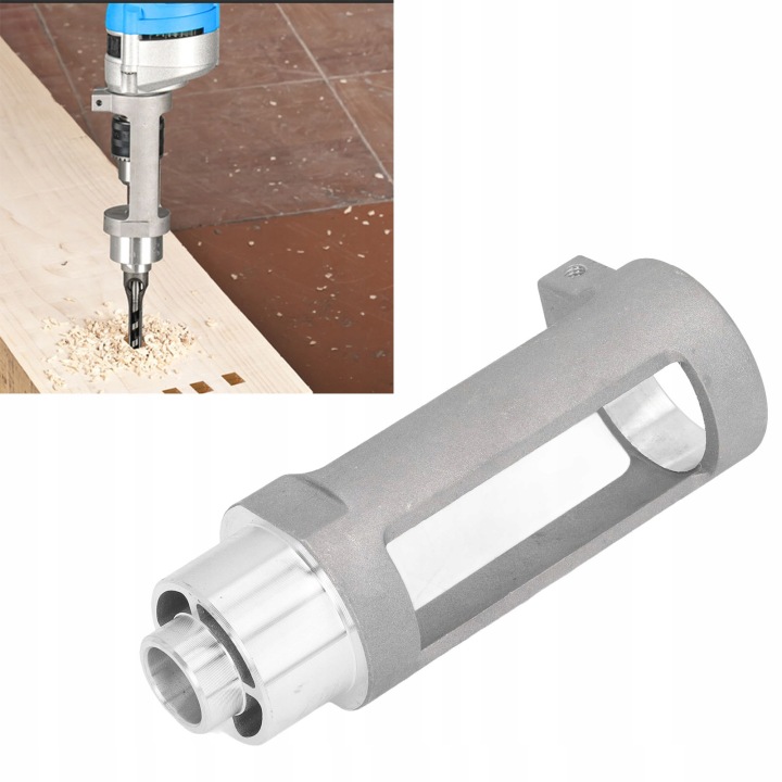 ADAPTATEUR WIERTLA AVEC KWADRATOWYM OUVERTURE SUPPORT USTALAJACY AVEC PIED ALUMINIUM 38-43 MM POIGNÉE