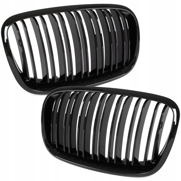 GRILLE GRILLES RADIATOR GRILLE BMW X5 E70 X6 E71 BLACK GLOSS 