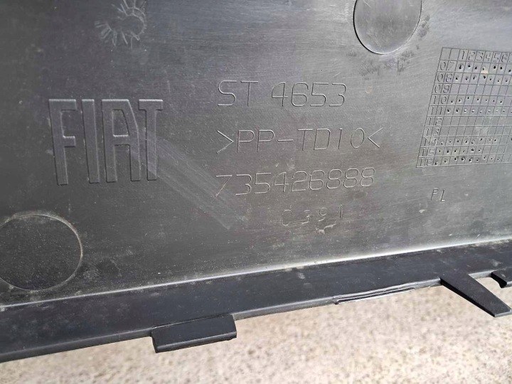 PARE-CHOCS AVANT FIAT 500 2007-