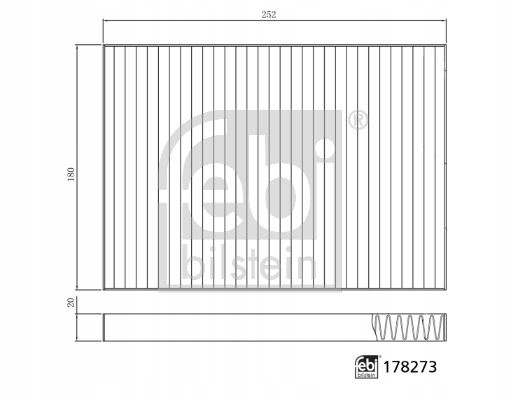 FILTRE BERLINE FEBI BILSTEIN 178273
