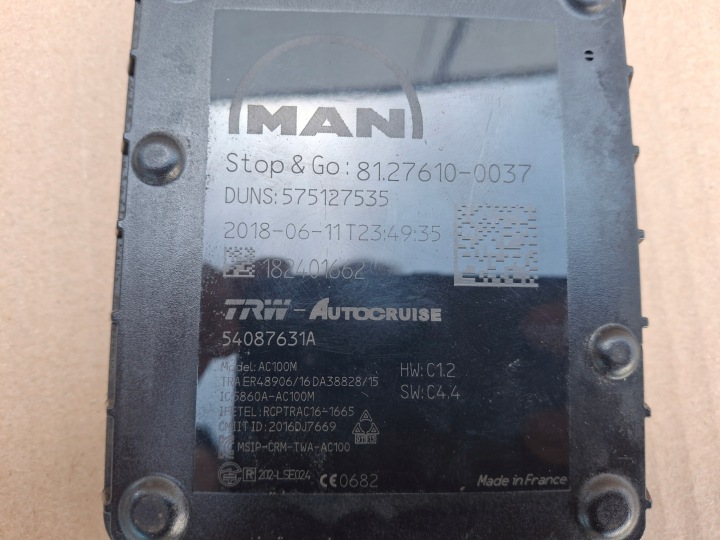 RADAR CAPTEUR DISTRONIC CAPTEUR DISTANCE MAN TGX TG3 81276100037