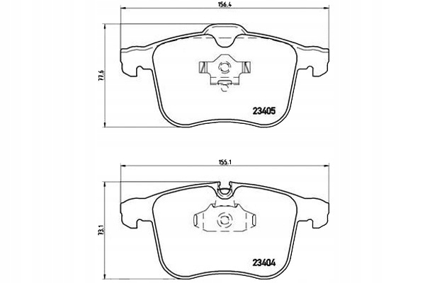 ZAPATAS DE FRENADO OPEL VECTRA C 3.0 V6 CDTI 03-08 B 