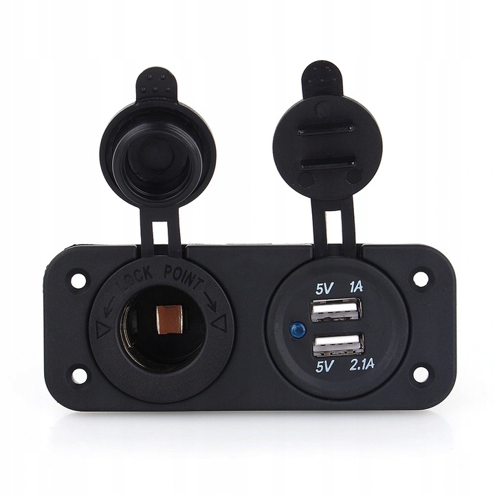 Dual USB Car Charger Socket 12V 2.1A