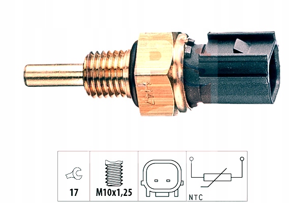 SENSOR DE TEMPERATURA DE AGUA HONDA CIVIC 1,3-2,0 05- 1-830-347 EPS 