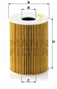 MANN-FILTER HU 9001 X FILTRO ACEITES 