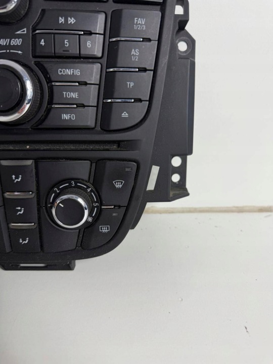 OPEL ASTRA J IV PANNEAU COMMANDE RADIO NAVIGATION OE CLIMATISATION 13360093