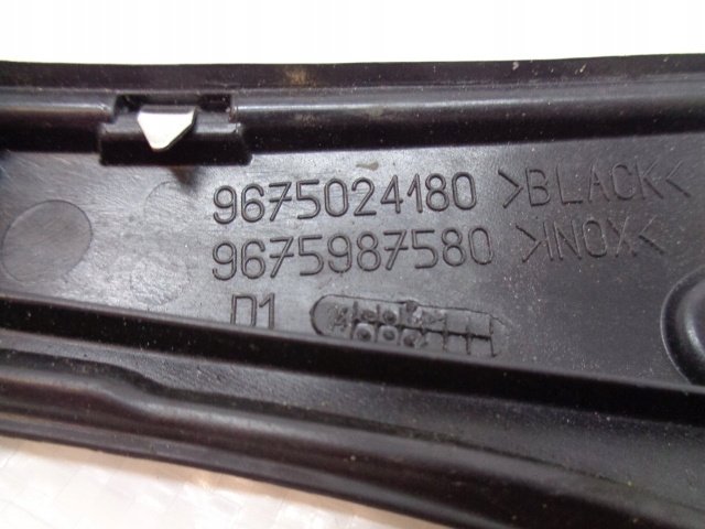 PEUGEOT 208 GTI DROITE MOULURE GARDE-BOUE ARRIÈRE ARRIÈRE 9675024180