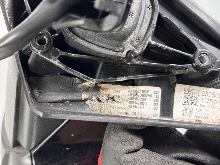 ÉLECTRIQUE RÉTROVISEUR LATÉRAL AVANT DROITE AUDI A6 ALLROAD C7 4G1857410BB