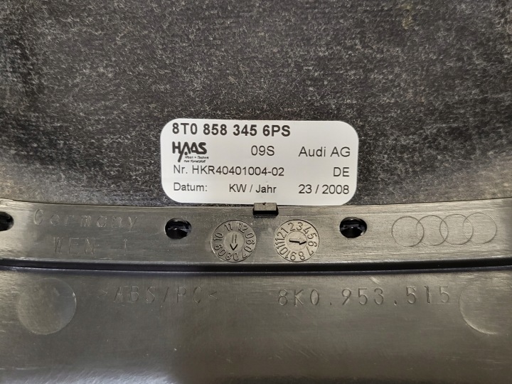 CHÂSSIS PROTECTION COLONNES DIRECTION AUDI A4 B8 A5 8T NOIRE EUROPE ENSEMBLE