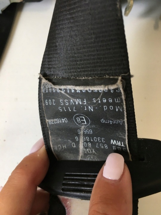 CEINTURE DE SÉCURITÉ 3B9857805D GAUCHE ARRIÈRE PASSAT B5