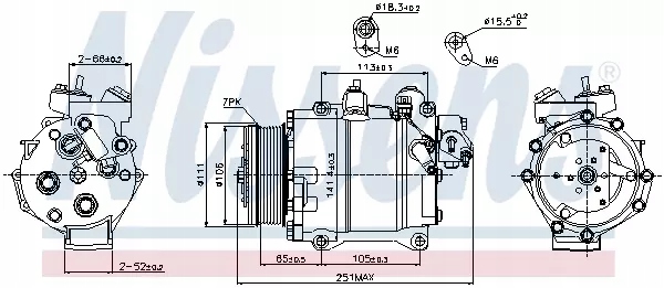 NISSENS COMPRESSEUR DE CLIMATISATION 89245