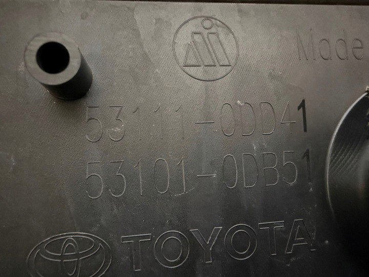TOYOTA YARIS XP210 2023 AVEC AVANT PARE-CHOCS AVANT 53101-0DB51