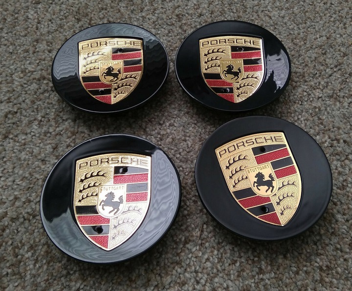 4 PIEZAS TAPACUBOS JUEGO PORSCHE MACAN 65MM 95B601160 