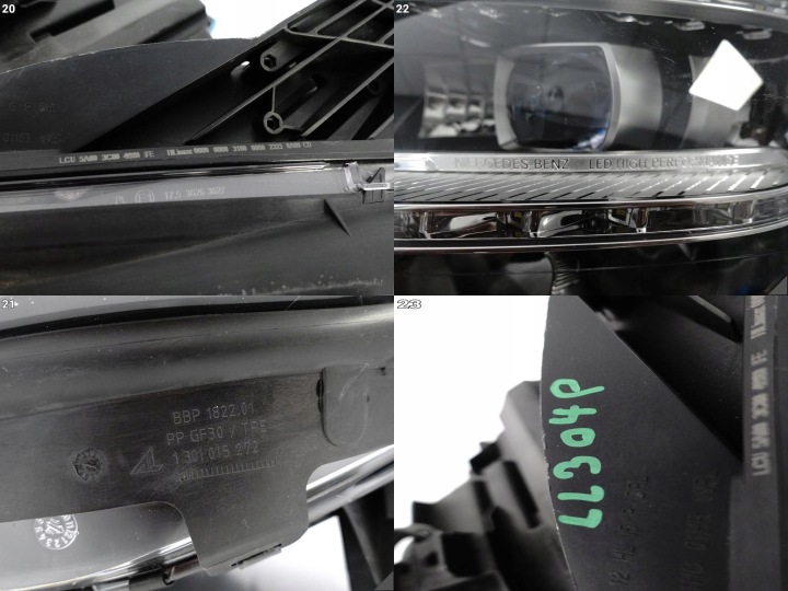 MERCEDES CLS C218 X218 W218 10-14 PHARE COMPLET LED HIGH PERFORMANCE GAUCHE UK