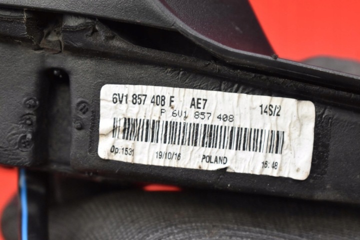 RÉTROVISEUR DROIT BLEKITNE EUROPE 6V1857408F SKODA FABIA 3 III 14-18 6 GOUPILLE